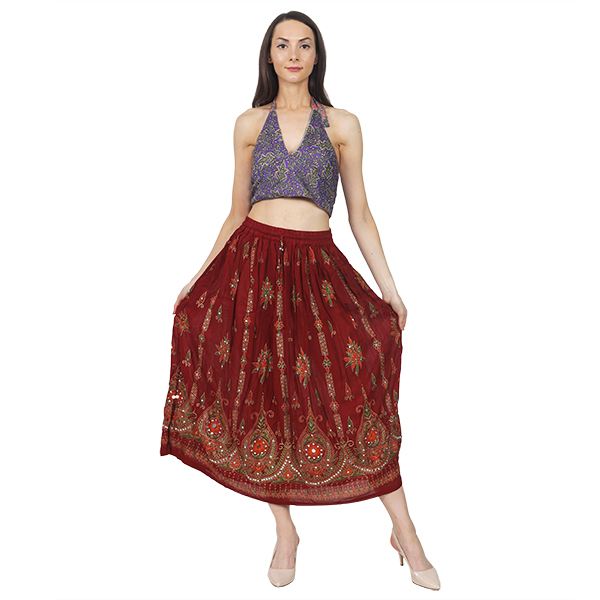 Gypsy skirt with on sale bells