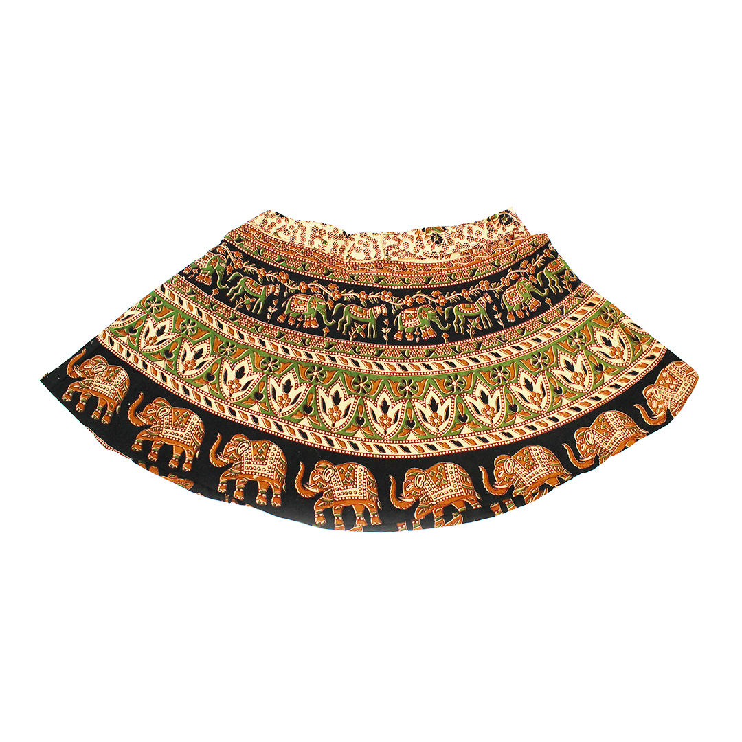 Button-through Print Skirt - Skirt - Damart.co.uk