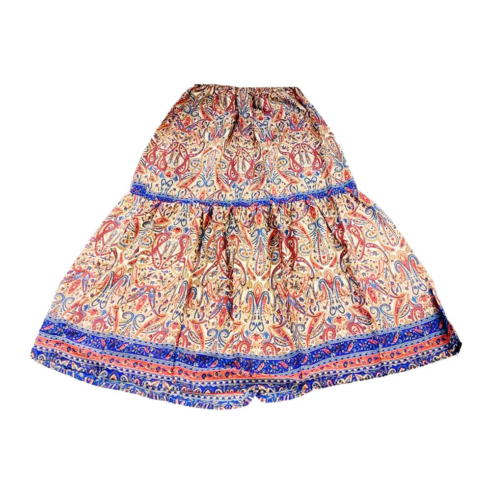 Brand New - Boho Pattern Polyester Skirt - The Indian Connection